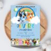 Blue Bluey Birthday Invitation | Colorful Celebration with Friends | Printable & Editable