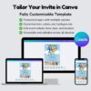 Blue Bluey Birthday Invitation | Colorful Celebration with Friends | Printable & Editable - Image 6